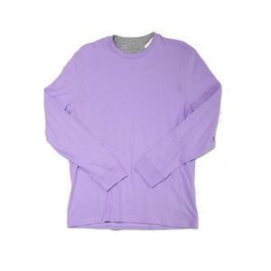 CLUBROOM Mens Purple Cotton T-Shirt XXL